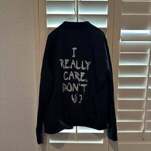 WILDFANG Bomber Jacket with Bold White Text